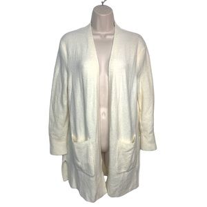 Madewell Ryder Alpaca Wool blend‎ longline open cardigan with pockets sz S NWT